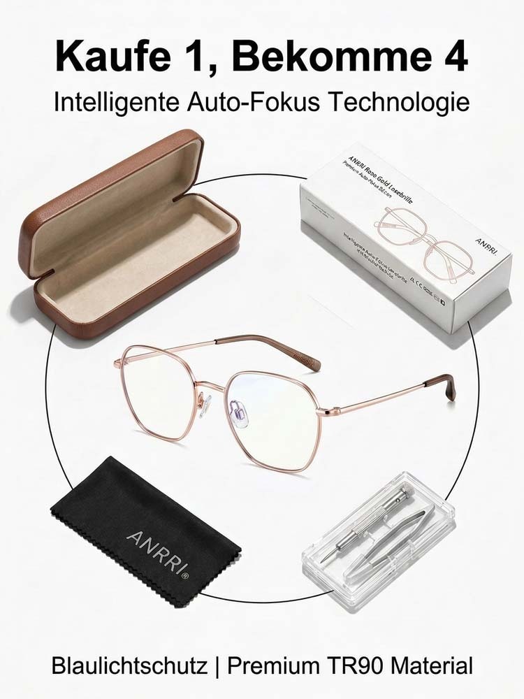 Intelligente Auto-Fokus Lesebrille mit Premium-Qualität