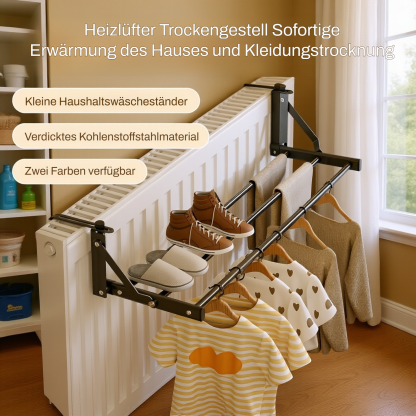 Faltbarer Wäscheständer für Heizkörper
