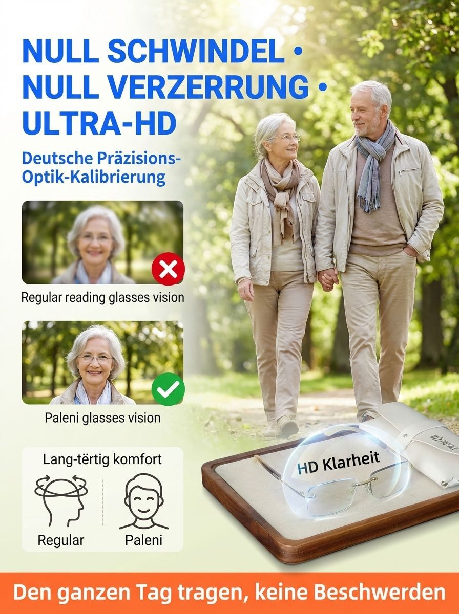 【Keine Augenuntersuchung erforderlich】IntelligenteAuto-Fokus Brille (100°-1000°) – Automatische Anpassung an Ihre Sehstärke innerhalb von 0,01 Sekunden– Für Lese- & Weitsicht