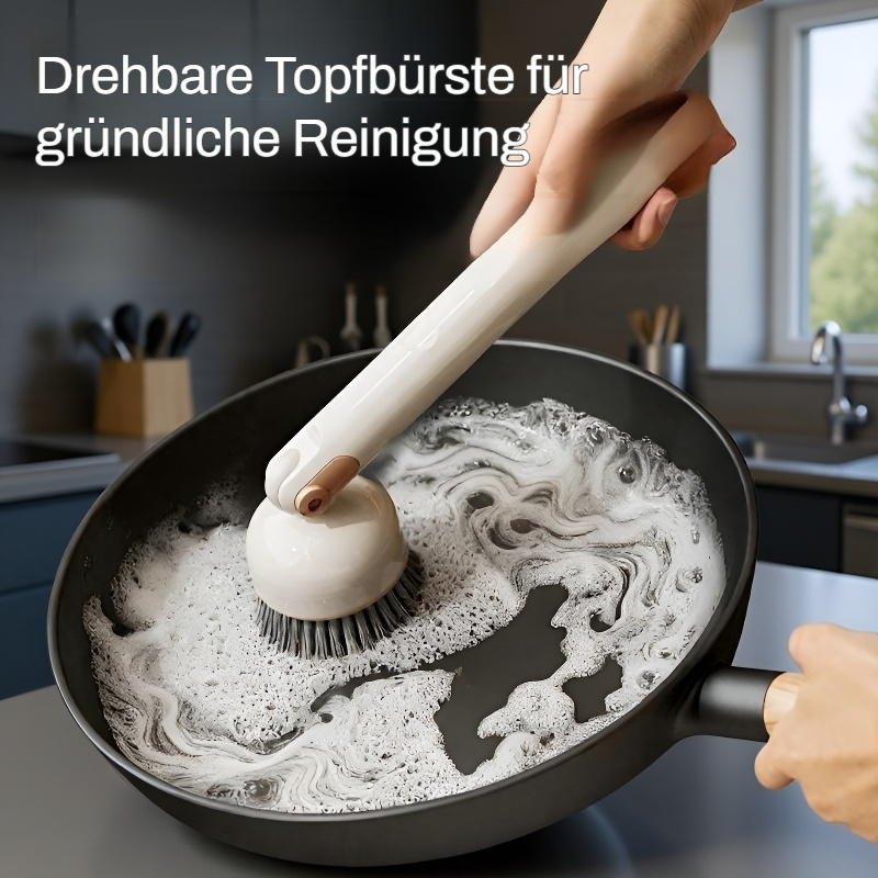 Küchen-Spülbürste mit langem Griff für den Haushalt