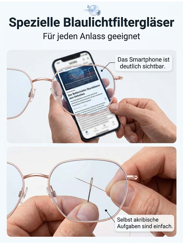 Intelligente Auto-Fokus Lesebrille mit Premium-Qualität