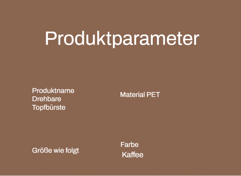 Küchenbürste mit praktischem langem Stiel