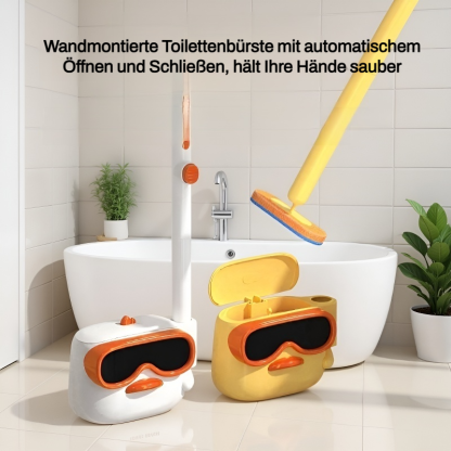 Wandmontierte Toilettenbürste für den Haushalt, ohne tote Winkel