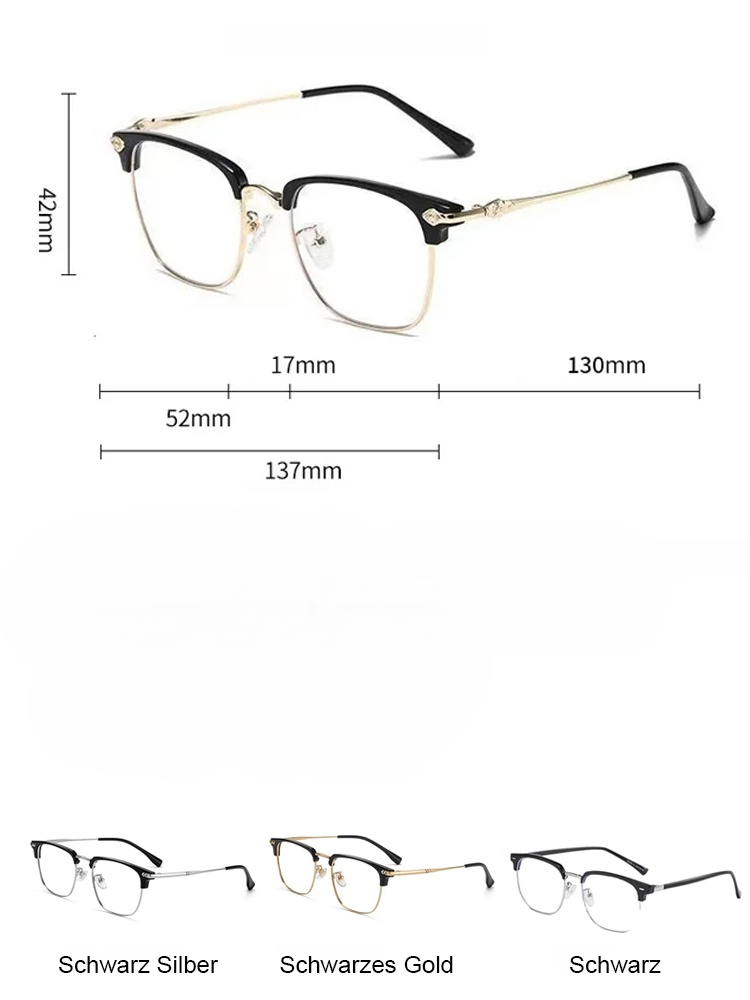 【Kein Sehtest Nötig】Adaptive Flüssigkristall Fokus Brille | Stufenlos -10 bis +10 dpt | MDR Zertifiziert | Ultraleicht 6g | Blaulichtfilter 👓