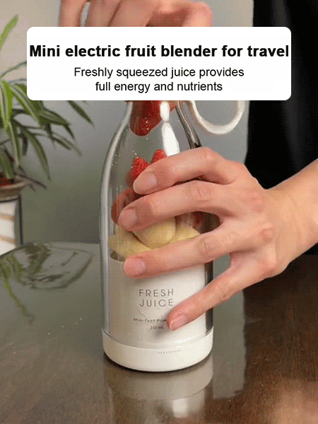 [Free shipping]Travel Mini Electric Juicer Cup | Zero Residue Seed Crushing | Long Battery Life | Perfectfor Smoothies and Nut Milk 🥤🍏