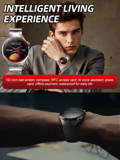 🩸⌚️ No More Needles! The  smartwatch tracks blood sugar and BP in 3 secs! Your 24/7 health and safety alert. 🚑