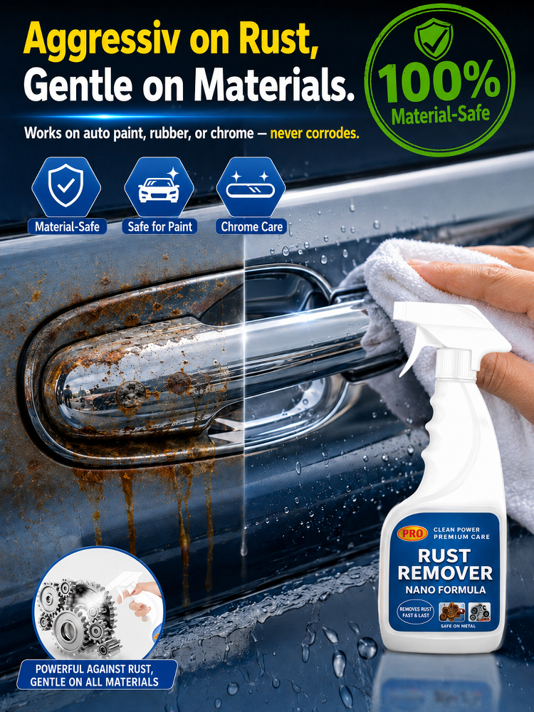 🛠️ 【Instant Rust Eraser】Ultra-Strong Metal Revival Spray