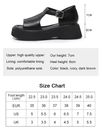 🌟 More fashionable: PLOVER fish mouth thick-soled Roman sandals - the perfect combination of comfort and elegance! 👡