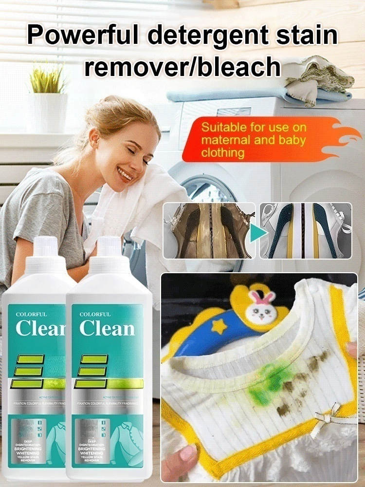 ✨ Revitalize Old Clothes Laundry Liquid | Stain Removal & Color Protection in One, Garments Stay Fresh ✨