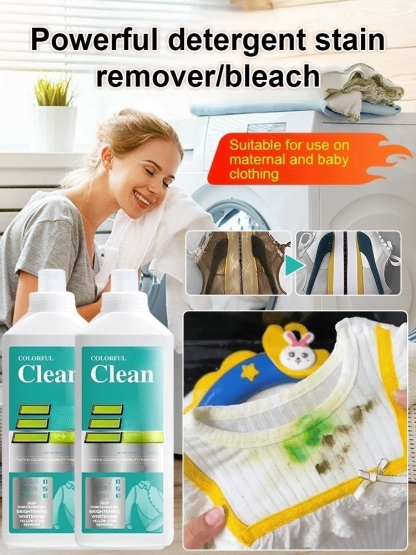 ✨ Revitalize Old Clothes Laundry Liquid | Stain Removal & Color Protection in One, Garments Stay Fresh ✨