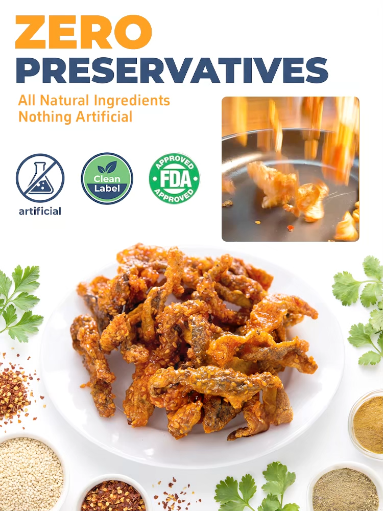 【Fresh and Crunchy】Spicy and Crispy Cod Skin