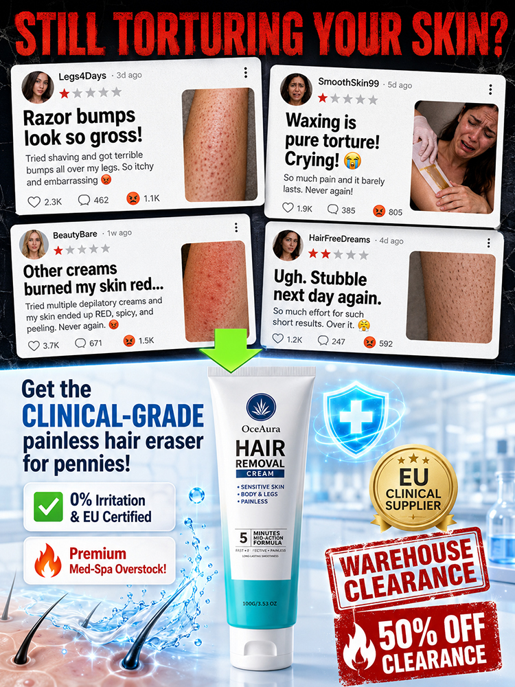 ✨ Gentle hair removal cream | Visible results in 4 minutes | Painless experience | Delicate fragrance scent | No razor burns ✨