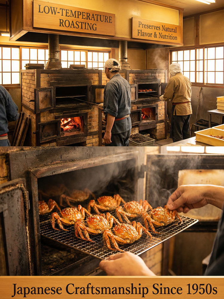 【200 crabs/bucket】 Low-fat, crispy, ready-to-eat crab meat snack from Japan