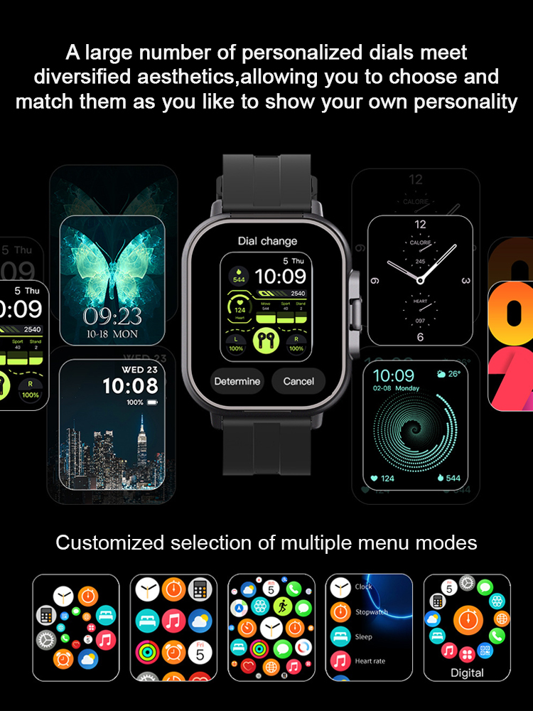 Bluetooth Earphone And Smart Watch 2-in-1 🩸Non-Invasive Glucose/BP Tracking + 🎧Built-in Earbuds + Auto SOS Alert. Your All-in-One Health And Audio Guardian is here.