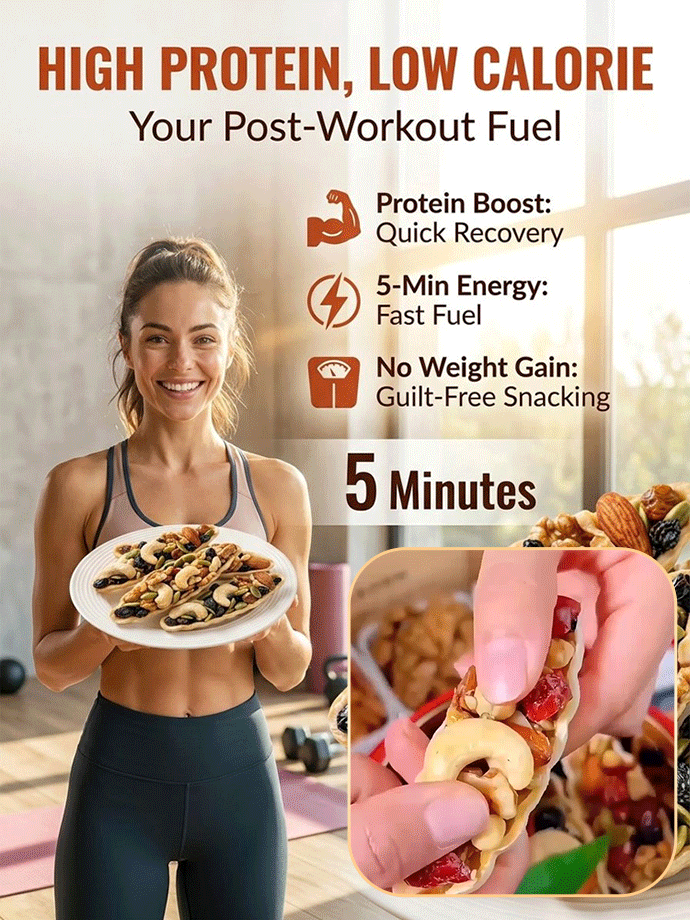 【BUY 1 GET 1 FREE Today】 Eight-Treasure Nut Crisps | Herb Infused | Low Carb | High Protein | Healthy Treats 🌟