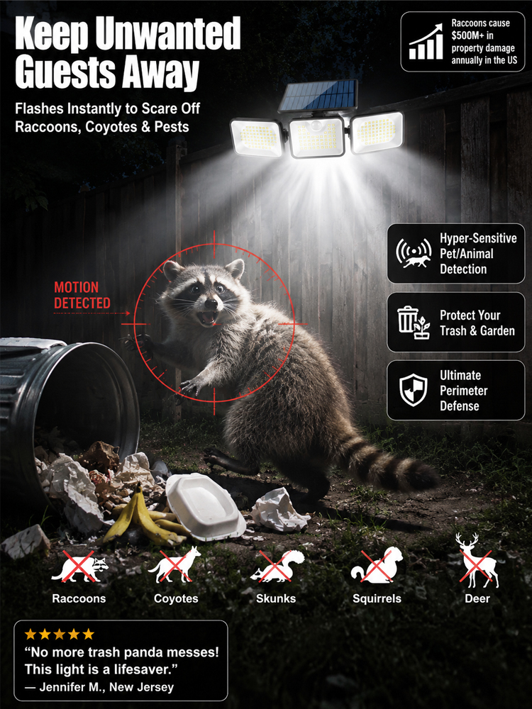 【No electricity required】💡 Solar Motion Sensor Light | 100% Solar Powered  | Super Bright Wide Angle 💡