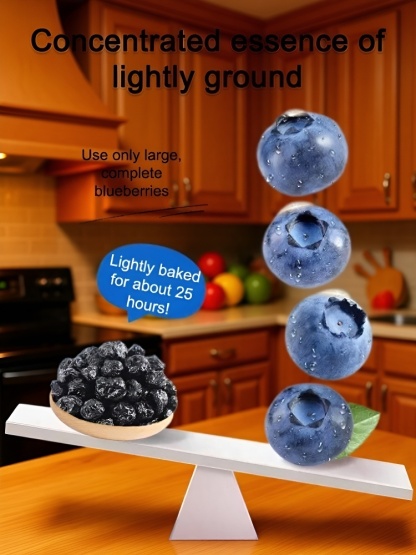 🫐 Giant, Soft And Chewy! 5A Grade Premium Sugar-Free Blueberry Dried Fruit 🍬