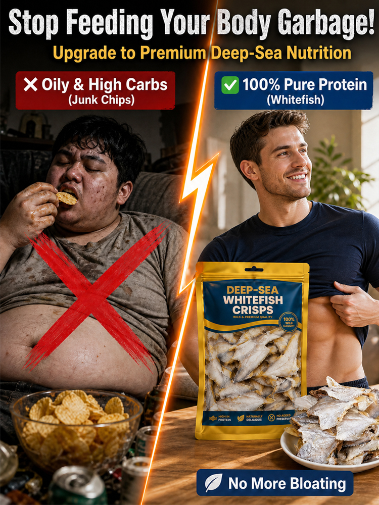 【Today's Special Offer:Buy 6 Get 3 Free】🌊Crispy Deep-Sea Fish Jerky | High Protein | Low Calorie 💪 FDA Certified Crisp Bite