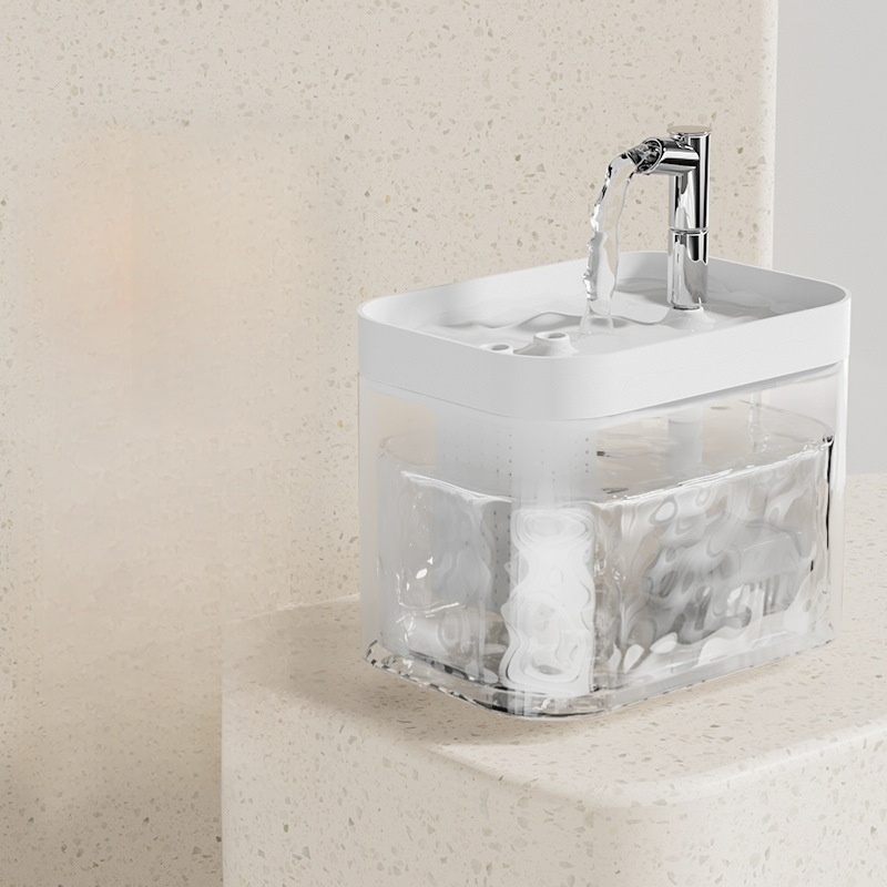 Ensure Your Cat's Wellness 💧🐾 Experience Flowing Fresh Water Every Time with Our Advanced Pet Fountain