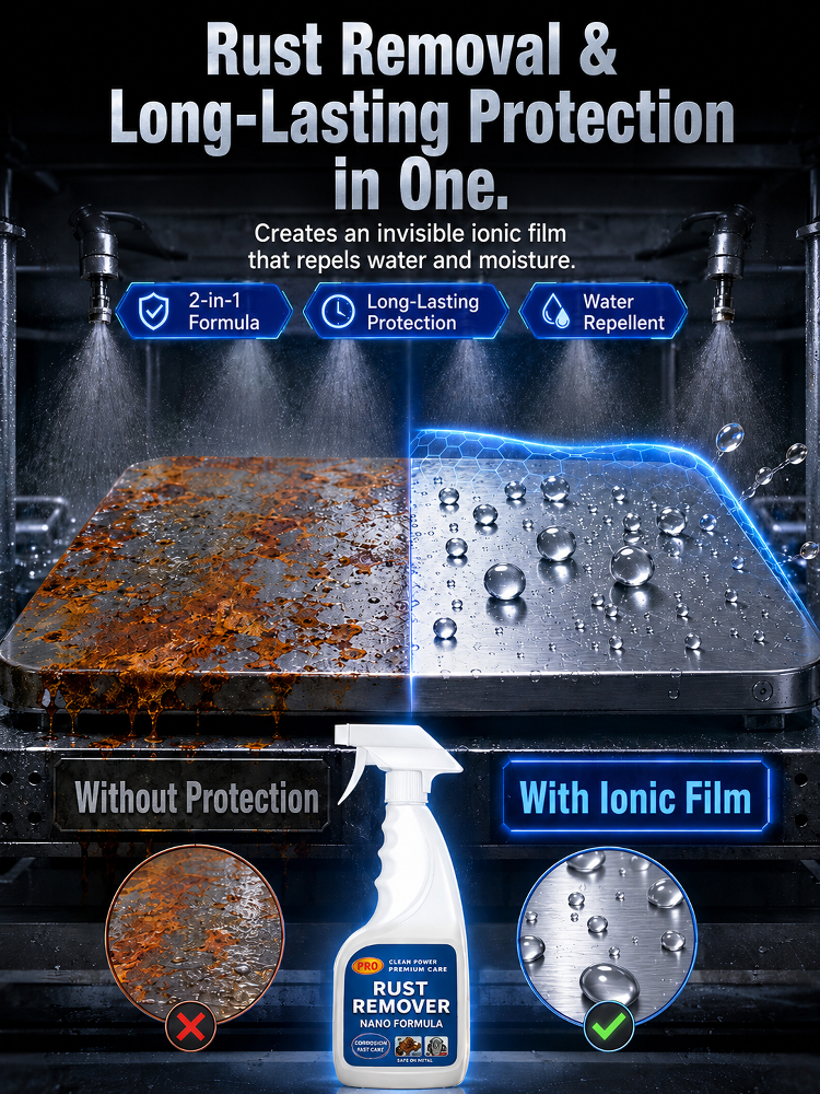 🛠️ 【Instant Rust Eraser】Ultra-Strong Metal Revival Spray