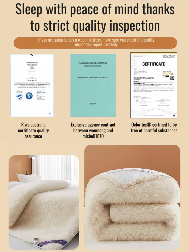 3-Second Rapid Heating Thick Wool Mattress 🌟 Experience the ultimate warmth and comfort brought by our 3-second rapid heating – an unprecedented sleep experience!