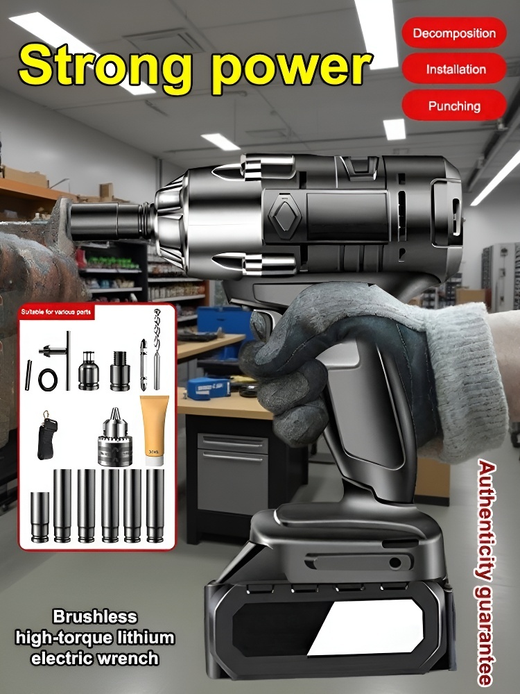 Electric Torque Wrench with Lithium-Ion Battery ⚙️ Ultimate Power and Durability for Any Task