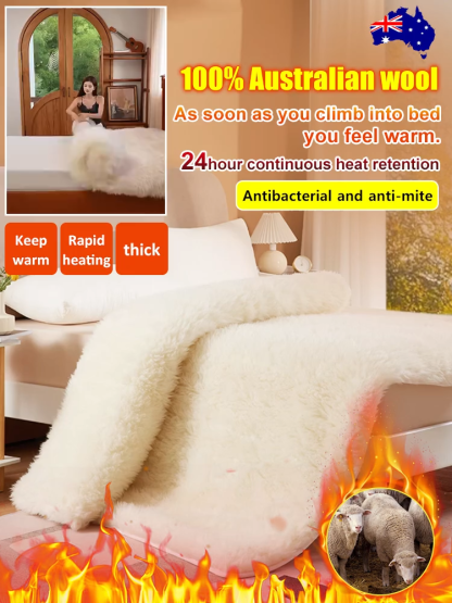 3-Second Rapid Heating Thick Wool Mattress 🌟 Experience the ultimate warmth and comfort brought by our 3-second rapid heating – an unprecedented sleep experience!