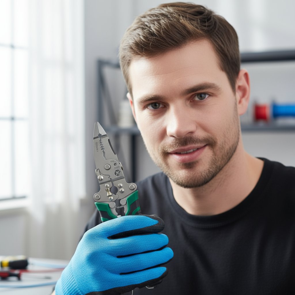 ⚡️One Scan, Zero Danger! 🔧 Your 10-in-1 pocket toolbox for instant wire testing, stripping, and cutting.