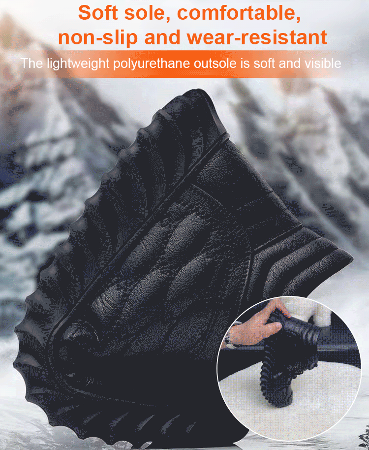 ❄️ Brave -30° weather with Tuscan Leather  100% Merino Wool 🐑. Feel like you're walking on clouds ☁️. Limited stock, 50% off! 