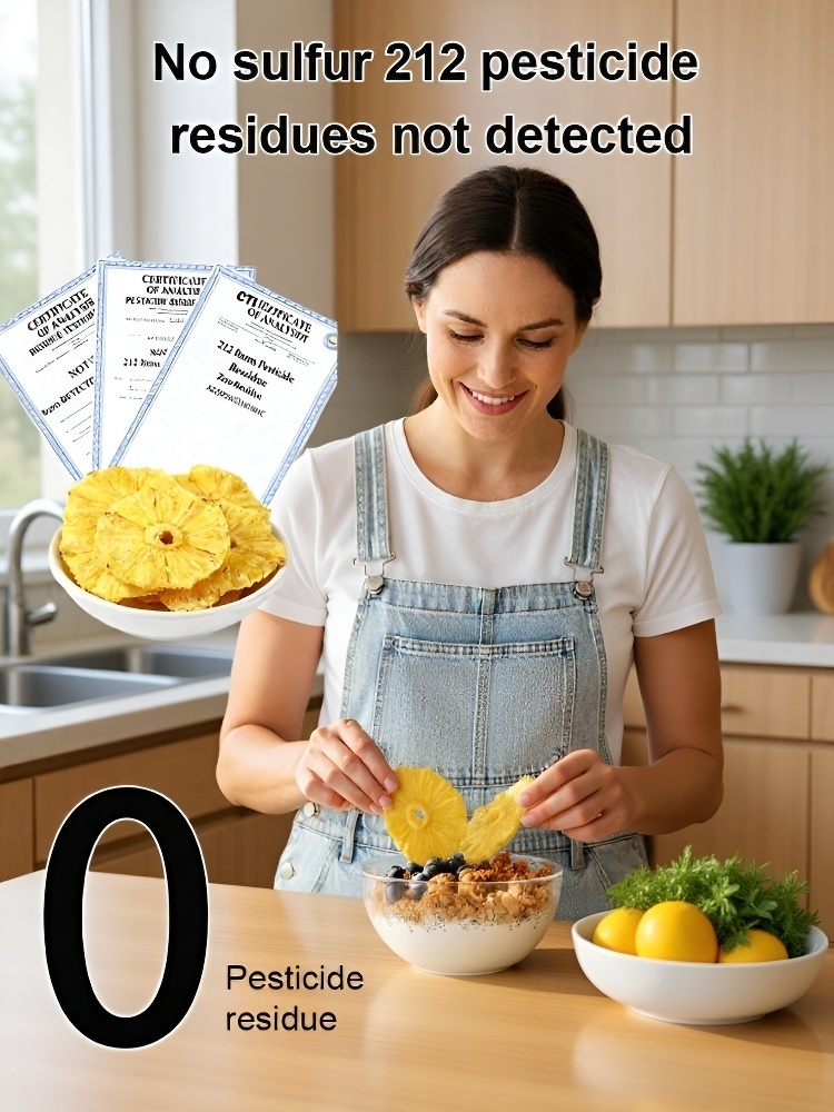 🍍Freshly Made Thick-Cut Hawaiian Pineapple Dried Fruit (Exclusive Limited Release) 🤤Melt-in-Mouth Honey Cream Flavor 🍯 Zero Sugar And Soft Core! 