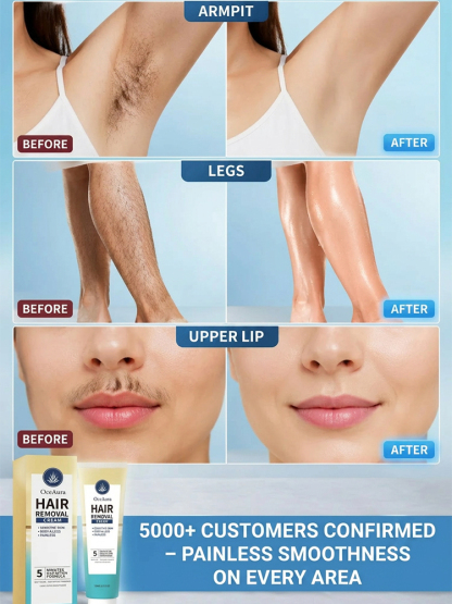 ✨ Gentle hair removal cream | Visible results in 4 minutes | Painless experience | Delicate fragrance scent | No razor burns ✨