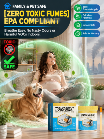 【Dries in 2 hours】💧 Fix Water Leaks in 10s |  Stop Basement Leaks | Save $3000 Repair Costs | Transparent & Durable | DIY Friendly 🛡️