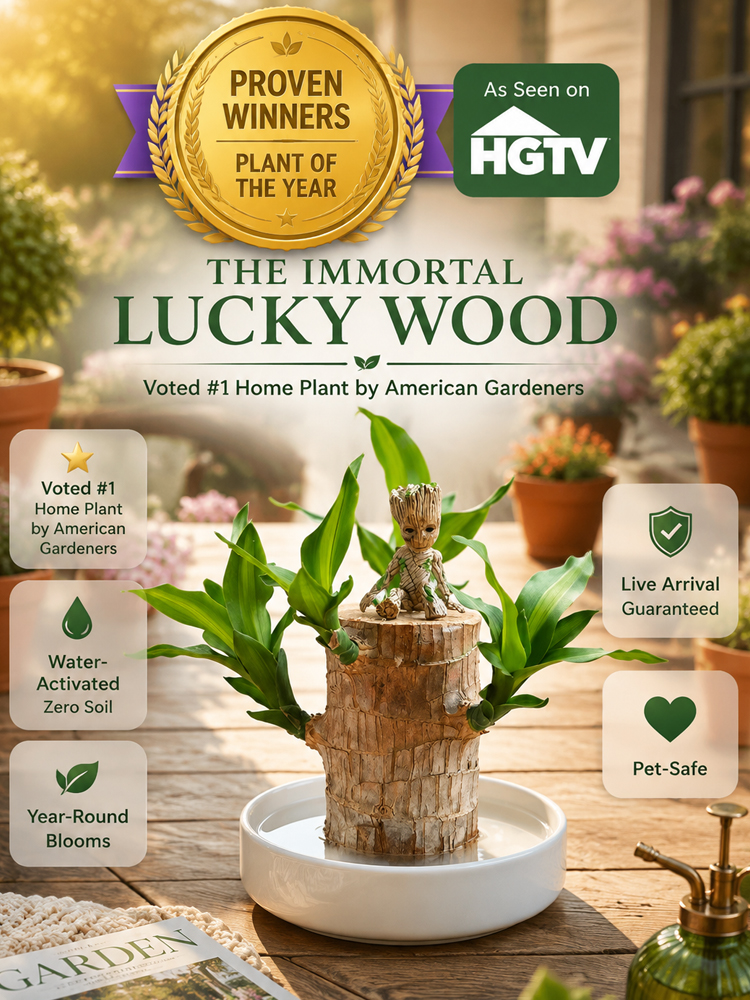 💧Just water it! Brazilian lucky wood🍀 is easy to grow, guaranteed to survive, no soil or pests required🌟
