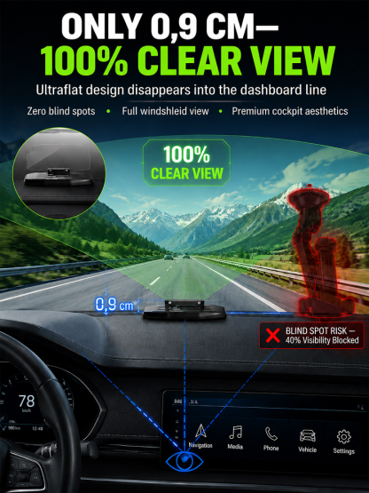 【Free shipping】🚗 AI Smart Car HUD Display | Solar Powered | Zero Wiring Setup | Night Vision Radar 🛡️