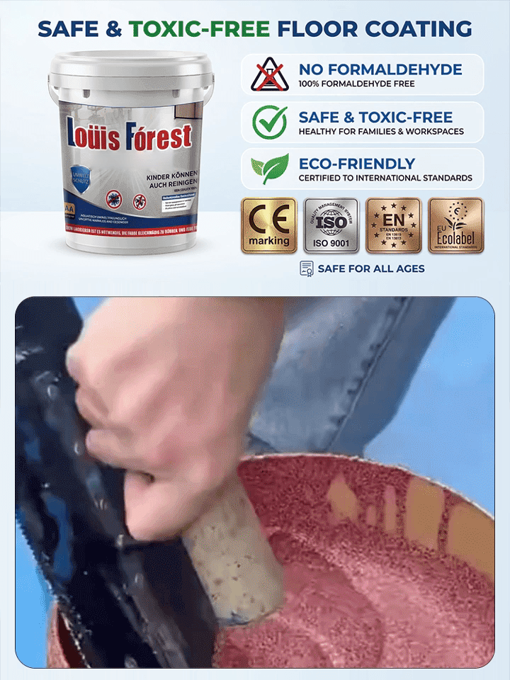 【2-Hour Fast Dry】DIY Professional Epoxy Floor Coating - Waterproof, Non-Slip and Durable 🏠 Upgrade Now!✨