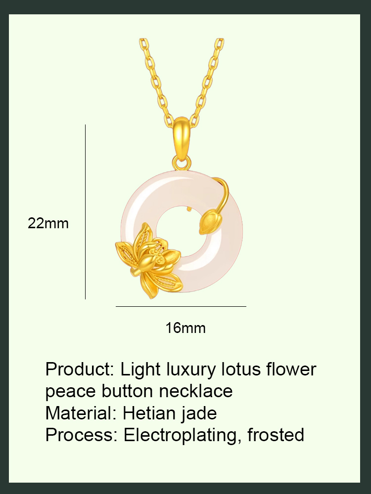 [JCK Jewelry Show Exclusive] ✨ Hand-Polished by Uygur Artisans - Natural Hetian Jade Peace Pendant Necklace 🍀 | Protection & Prosperity with 26 Health-Boosting Trace Elements 💚 | Includes Certified Gift Box 🎁