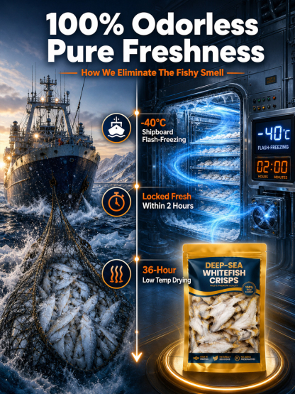 【Today's Special Offer:Buy 6 Get 3 Free】🌊Crispy Deep-Sea Fish Jerky | High Protein | Low Calorie 💪 FDA Certified Crisp Bite