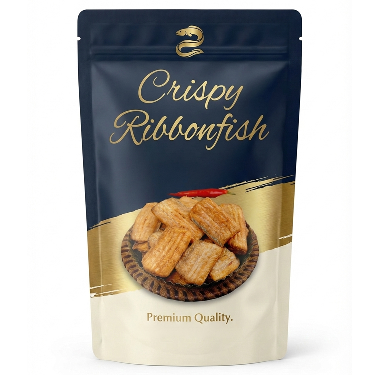 【Bone-Free】Alaskan Deep Sea Crispy Hairtail | Zero Oil Low Calorie High Protein Snack 🐟🌊