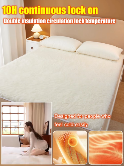 3-Second Rapid Heating Thick Wool Mattress 🌟 Experience the ultimate warmth and comfort brought by our 3-second rapid heating – an unprecedented sleep experience!