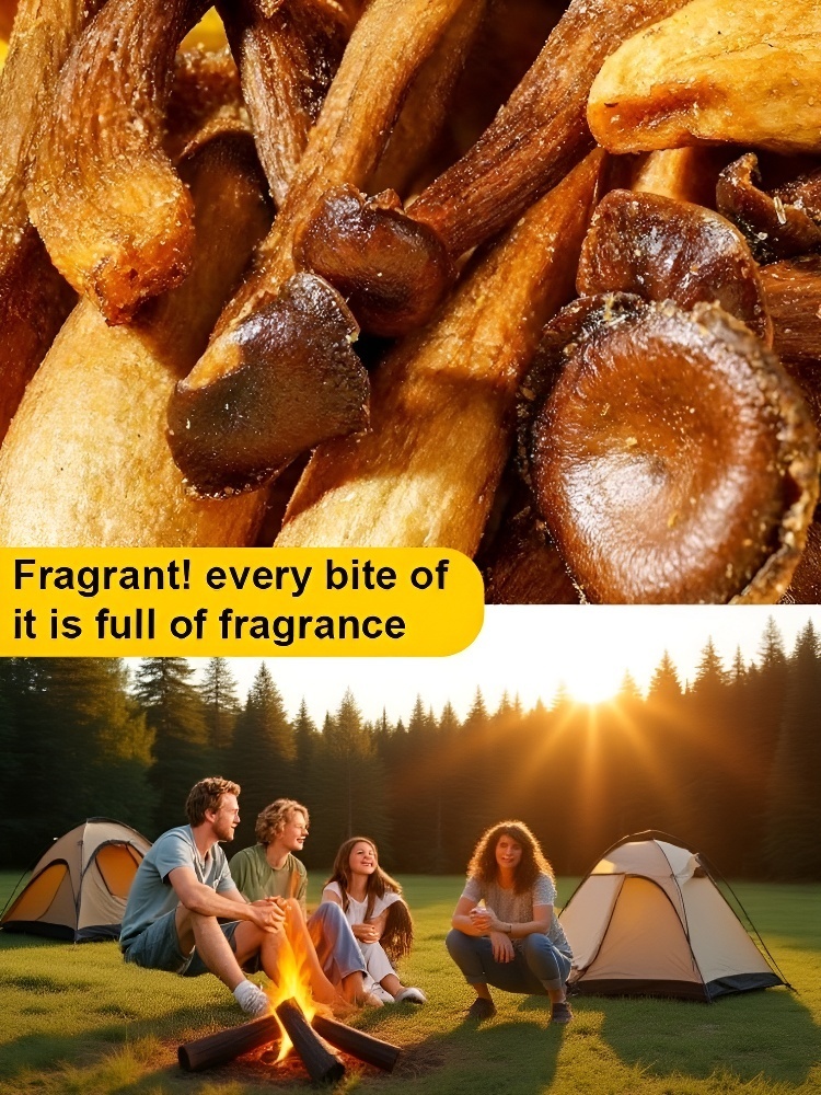 Zero-Additive Low-Fat Black Truffle and Antler Mushroom Crispy Snack🍄✨ Gourmet Crunch, Not Guilt! Try Our Oven-Baked, Zero-Additive Low-Fat Black Truffle and Antler Mushroom Crispy Snack! 😋