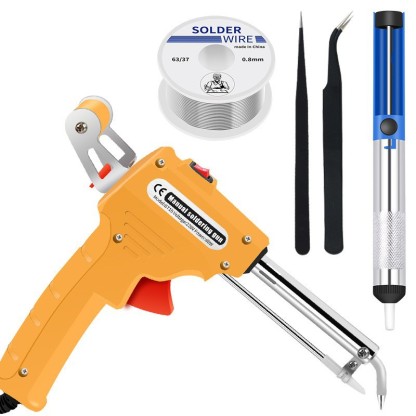Hand Held Endothermic Soldering Gun 5 Piece Set| 3-in-1 Cut Weld Clean | Spark Free110V 🛠️⚡