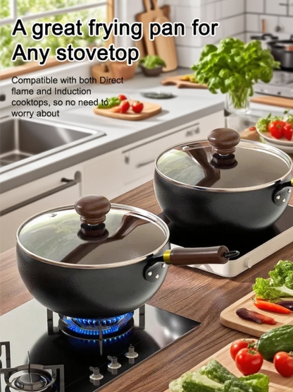 🍳 Discover the Hand-made Hammered Pot: Non-toxic, Lightweight and Durable🔥