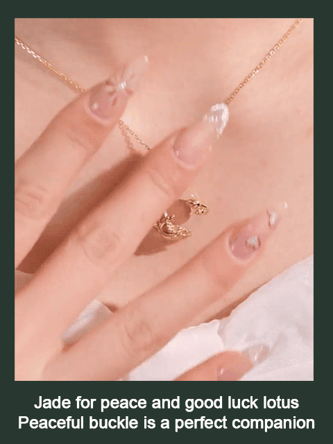 [JCK Jewelry Show Exclusive] ✨ Hand-Polished by Uygur Artisans - Natural Hetian Jade Peace Pendant Necklace 🍀 | Protection & Prosperity with 26 Health-Boosting Trace Elements 💚 | Includes Certified Gift Box 🎁