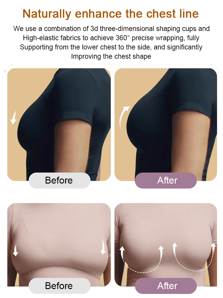 [Visually slimmer by 10kg] Anti-Gravity Wireless Minimizer Bra | Instant Lift Support | Seamless Side Fat Smoothing 🌸✨