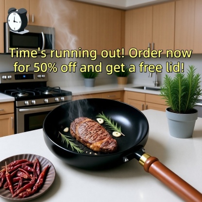 [Uncoated healthy pot] 🍳 The Forever Pan is Here!🔥Century-Grade Hand-Forged Iron Wok  10,000 Hammer Strokes Craftsmanship🪶 feather-light And built to last a lifetime.