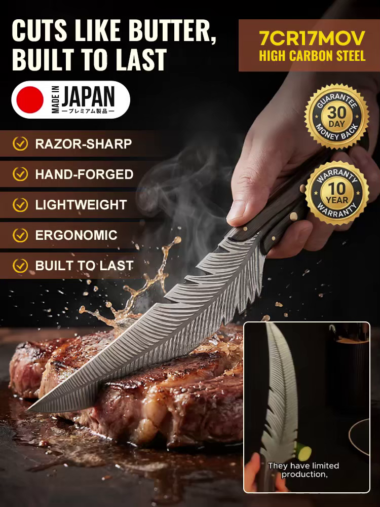 Master Takumi Hand-Forged Japanese Chef Knife | 60HRC High Carbon Steel with Lifetime Durability 🔪✨