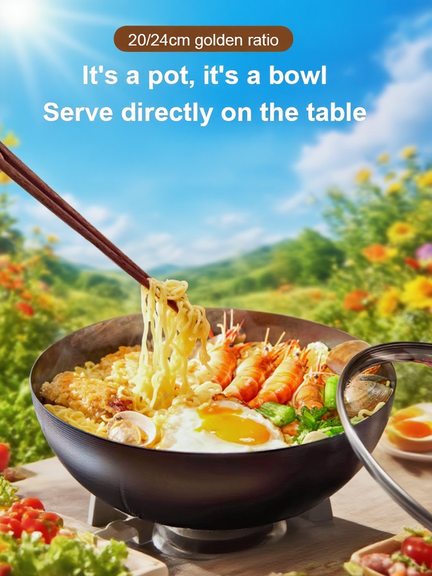 🌱 Cook Safer & Healthier! ✨ Discover the Japanese artisanal pan that's naturally non-stick and is built to last a lifetime.