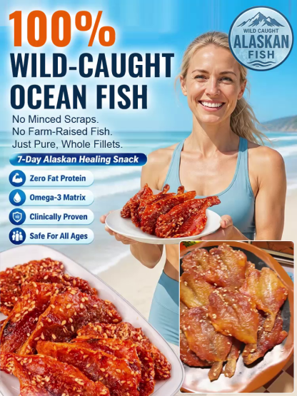 【200 pieces/pack】Wild Alaskan Pollock Jerky | High Protein - No Preservatives  Honey Spicy Sesame 🌶️🎣