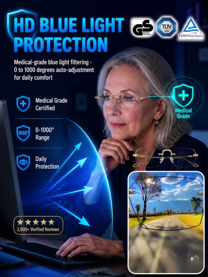 Universal progressive-focus glasses
