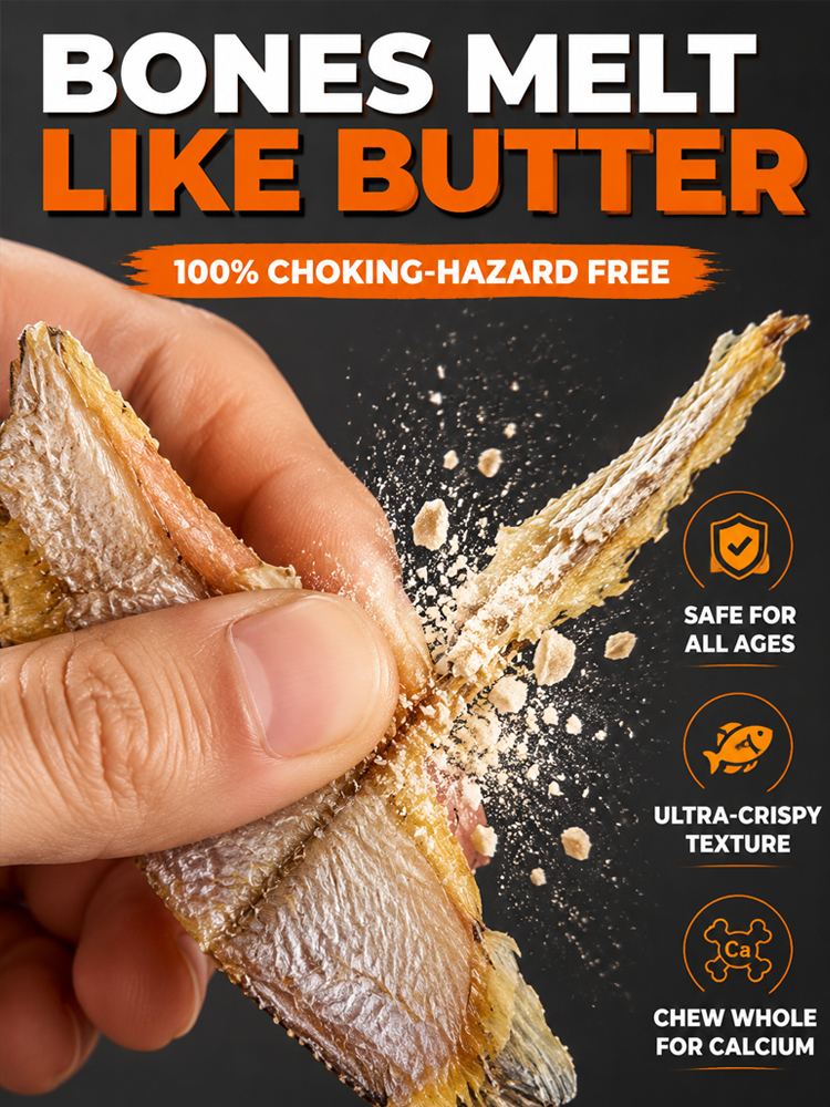 【Today's Special Offer:Buy 6 Get 3 Free】🌊Crispy Deep-Sea Fish Jerky | High Protein | Low Calorie 💪 FDA Certified Crisp Bite